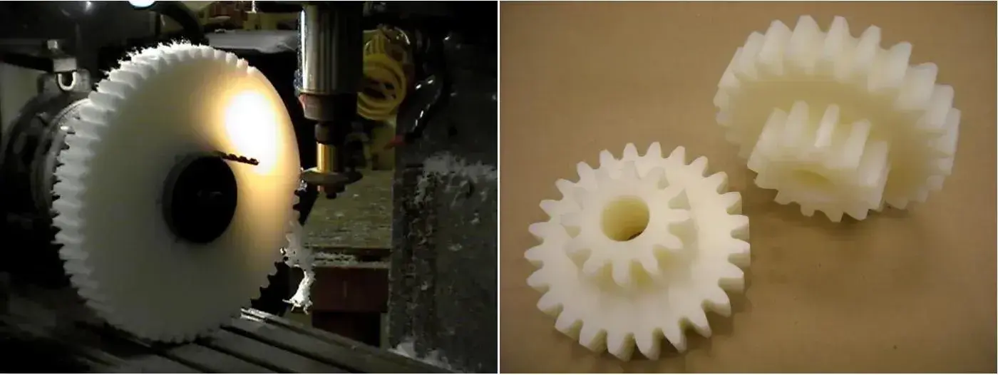 Plastic Double Spur Gear